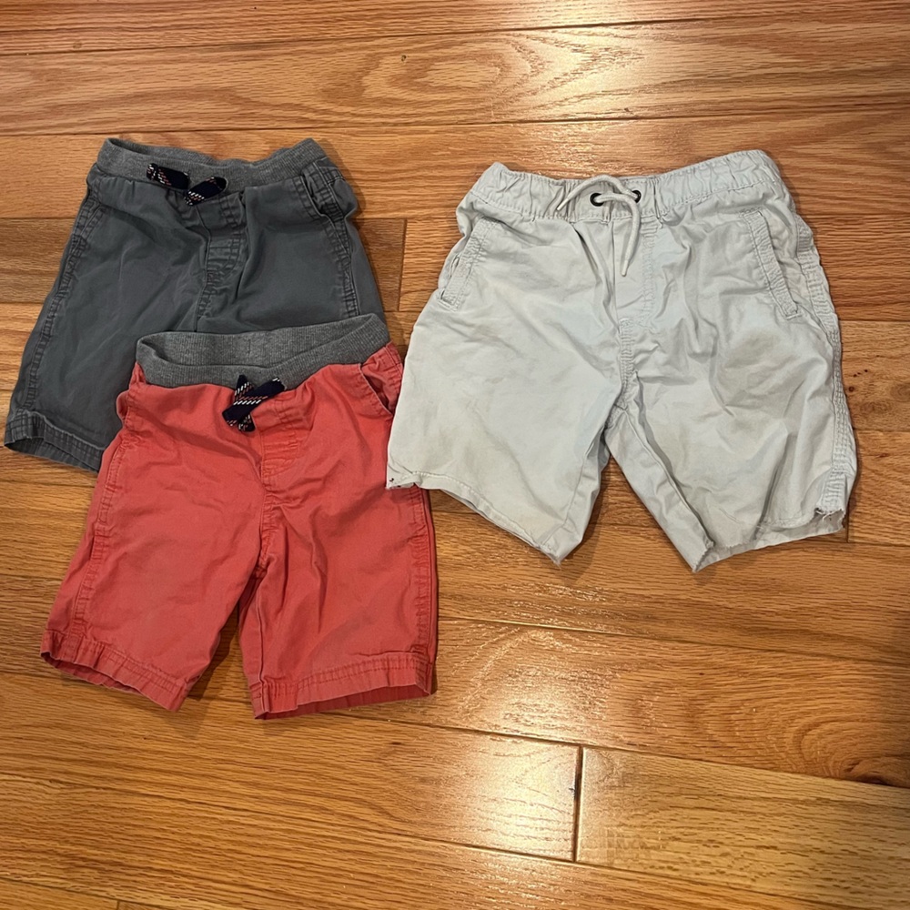 Set of 3, Boys Shorts, 4T - Oshkosh + Carter